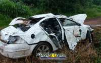 Guaraniaçu - Veículo de Nova Laranjeiras se envolve em acidente e uma adolescente morre.