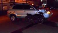 Laranjeiras - Um acidente foi registrado no centro da cidade