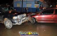 Laranjeiras - Veja fotos e vídeo do acidente no centro, nesta sexta, que envolveu quatro veículos