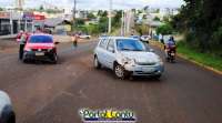 Laranjeiras - Acidente de trânsito causa congestionamento no centro da cidade