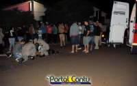 Laranjeiras - Grave acidente entre dois carros e uma moto, mobiliza equipes do Siate e Polícia Militar