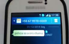 Jovem &eacute; resgatada de c&aacute;rcere privado ap&oacute;s pedir ajuda &agrave; vizinha por mensagem
