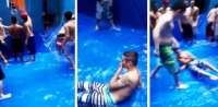 No Paraná presos improvisam piscina, filmam e colocam imagens nas redes sociais