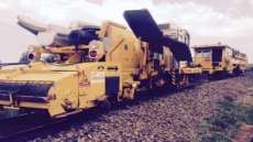 Ferroeste faz servi&ccedil;o de socaria e nivelamento mecanizado dos trilhos pela primeira vez ap&oacute;s a constru&ccedil;&atilde;o