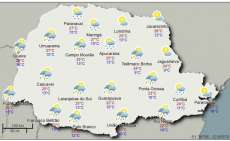 Chuva intensa no Rio Grande do Sul n&atilde;o deve chegar com for&ccedil;a ao Paran&aacute;