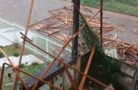 Pinh&atilde;o - Chuvas e ventos causam destrui&ccedil;&atilde;o na tarde desta ter&ccedil;a dia 14