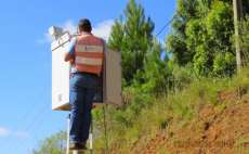 Laranjeiras - Radar na BR 158 &eacute; danificado por v&acirc;ndalos