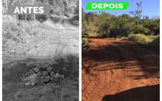 Rio Bonito - Melhorias nas estradas do Alto Alegre, Quatro Encruzo e Linha Berthe continuam