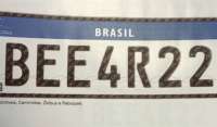 Denatran apresenta novas placas de automóveis no padrão do Mercosul