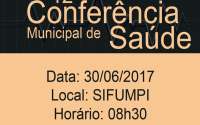 Pinh&atilde;o - Confer&ecirc;ncia Municipal de Sa&uacute;de acontece no dia 30 de junho
