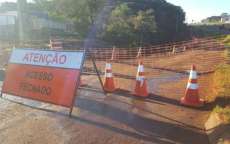 BR-277: via marginal est&aacute; interditada a partir de hoje