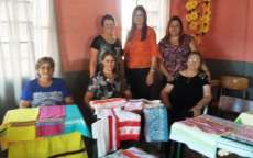 Porto Barreiro - Assist&ecirc;ncia Social e CRAS realizam o encerramento do curso de bordado em fitas