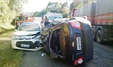 Pinh&atilde;o - Cavalo na pista provocou acidente envolvendo tr&ecirc;s ve&iacute;culos na PR-170