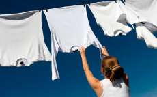 Os segredos para lavar roupa branca