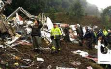 'For&ccedil;a-tarefa' de tr&ecirc;s pa&iacute;ses ir&aacute; apurar causas da queda de avi&atilde;o na Col&ocirc;mbia