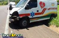 Guarania&ccedil;u - Veja o v&iacute;deo de acidente ocorrido na tarde desta ter&ccedil;a dia 22 no trevo da Sadia