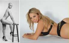 Modelo brasileira, "Miss Bumbum", com c&acirc;ncer, posa careca e sensual para campanha de conscientiza&ccedil;&atilde;o