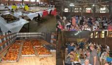 Quedas - Mais de 500 pessoas participaram do 1&ordm; almo&ccedil;o alem&atilde;o