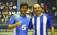 Pinh&atilde;o - Prefeito Dirceu de Oliveira participa do Futsal Solid&aacute;rio