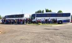 Foz do Jord&atilde;o - Estudantes universit&aacute;rios recebem dois novos &ocirc;nibus