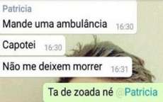 Mulher usa Whats para pedir socorro ap&oacute;s carro capotar
