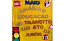 Nova Laranjeiras - Ped&aacute;gio Educativo referente ao Movimento Maio Amarelo acontece hoje dia 26