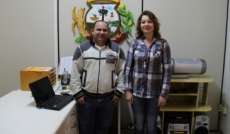 Luciano Rodrigues e Michele Babinski