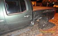 Cantagalo - Acidente na BR 277 envolve Gol e Caminhonete