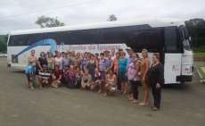 Rio Bonito - Grupo da terceira idade excursionou por praias catarinenses
