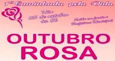 Cand&oacute;i - Munic&iacute;pio promove 1&ordf; Caminhada Pela Vida durante campanha Outubro Rosa