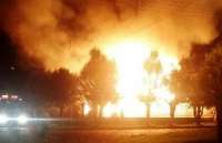 Quedas - Casa &eacute; totalmente destru&iacute;da pelo fogo na madrugada desta quarta dia 24