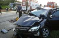 Acidente deixa cinco feridos graves na PR-323