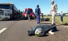 Guarania&ccedil;u - Acidente na BR 467 mata duas pessoas em moto guarania&ccedil;uense