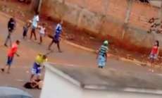 No Paran&aacute;, mulher &eacute; brutalmente agredida. Veja o v&iacute;deo