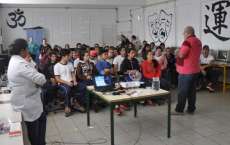 Reserva do Iguaçu - Palestra orienta alunos sobre gravidez na adolescência