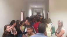 Quedas - Professores pernoitam na sede do N&uacute;cleo