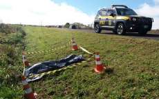 PRF localiza cad&aacute;ver &agrave;s margens da BR 277, em Guarapuava