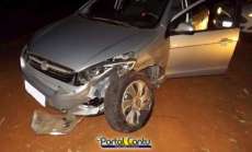 PRF registrou um acidente de tr&acirc;nsito na BR 277, KM 398 em frente ao Restaurante Tr&ecirc;s Pinheiros