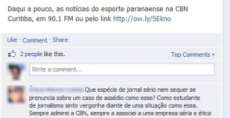 Paran&aacute; - Estagi&aacute;ria da CBN denuncia colunista por ass&eacute;dio sexual