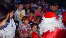 Nova Laranjeiras - Chegada do Papai Noel na pra&ccedil;a da prefeitura