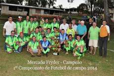 Palmital - Mercado Fryder &eacute; o grande campe&atilde;o do 1 &ordm; Campeonato de Futebol de Campo