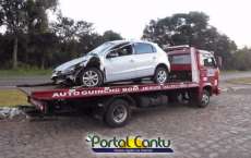 Guarania&ccedil;u - Motorista de Gua&iacute;ra se envolve em grave acidente na BR 277