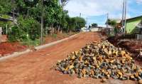 Laranjeiras - Prefeitura conclui nos próximos dias calçamento nas ruas Araras e Andorinhas no bairro Palmeiras