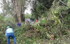 Quedas - Defesa Civil interdita preventivamente trecho da PR-475 em Salto Os&oacute;rio