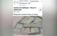 Homem oferece Carteiras de Habilitação em rede social
