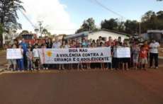Foz do Jord&atilde;o - Cidade realizou ped&aacute;gio educativo para conscientizar popula&ccedil;&atilde;o