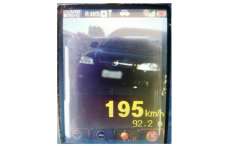Em Cascavel, ve&iacute;culo &eacute; pego por radar da PRF &agrave; quase 200 Km/h
