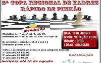 Pinh&atilde;o - Secretaria de Esportes promove 2&ordf; Copa Regional de Xadrez R&aacute;pido