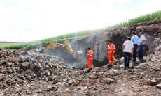 Reserva do Iguaçu - Prefeito vistoria obras na PR 459