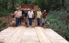 Guarania&ccedil;u - Borminha tem Ponte Reconstru&iacute;da